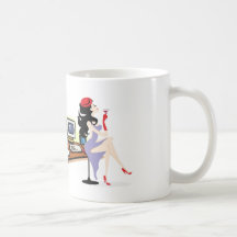 Administratieve assistent-koffie Mok Diva
