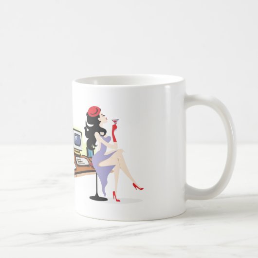 Administratieve assistent-koffie Mok Diva (Rechts)