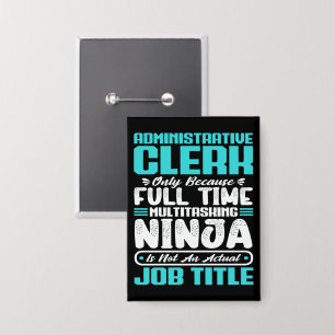 Administratieve klerk Functie Titel Beroep Vaardig Button