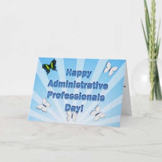 Administratieve professionals Dag Beste Admin ooit Kaart (Voorkant)