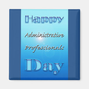 Administratieve professionals Dag Blauw Magneet