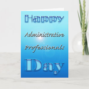 Administratieve Professionals Dag Blauwe Kaarten