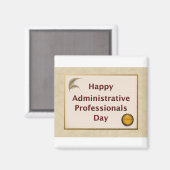 Administratieve Professionals Dag Traditie Magneet (Voorkant / Achterkant)