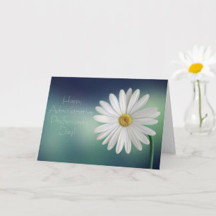 Administratieve Professionals Dag Witte Daisy Kaart
