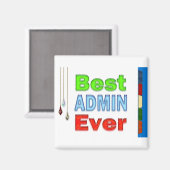Administratieve professionals — Geschenken Magneet (Voorkant / Achterkant)