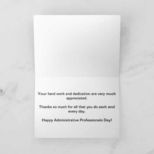 Administratieve professionals zeggen dat je echt r kaart (Binnen)