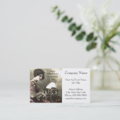 Administratieve Professionele Dag Foto Visitekaartje (Staand voorkant)