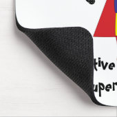 Administratieve Professionele Super Hero Mousepad Muismat (Hoek)