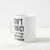 Administratieve projectmanager koffiemok (Voorkant links)