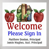 Administration de l'école / Poster de connexion -  (Devant)