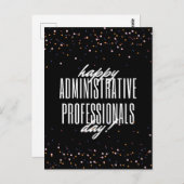 Administrative Professionals Dag Briefkaart (Voorkant / Achterkant)
