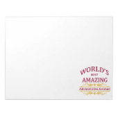 Administrator Assistant Notitieblok (Voorkant)