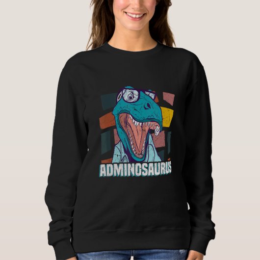 Adminosaurus Code Codering Tech Softwareontwikkela Trui (Voorkant)