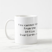 Admins et tasse de suzerains de bureau (Gauche)