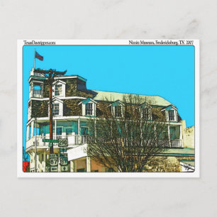 Admiraal Museum Nimitz, Fredericksburg, TX Briefkaart