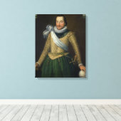 admiraal Sir Thomas Button (d.1694) Canvas Afdruk (Insitu (Houten vloer))