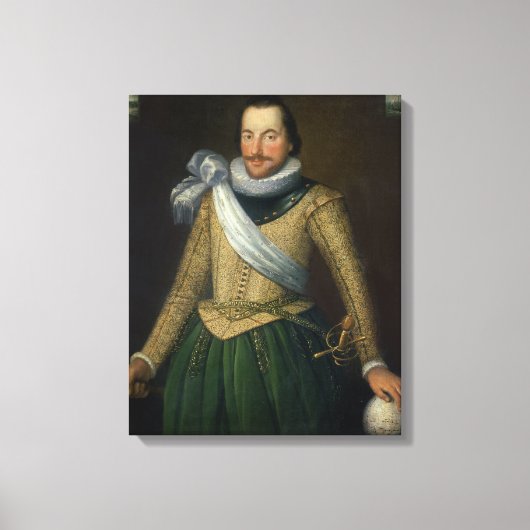 admiraal Sir Thomas Button (d.1694) Canvas Afdruk (Voorkant)
