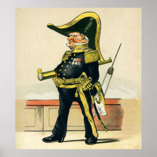 Admiraal van de Koninklijke marine Poster