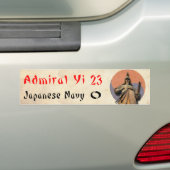 Admiraal Yi vs. Japanse marine Bumpersticker (Op auto)