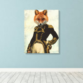Admiral Fox Full Canvas Afdruk (Insitu (Houten vloer))