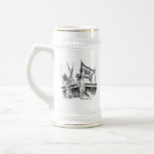 Admiral Scheer Zeilers Stein Bierpul (Links)