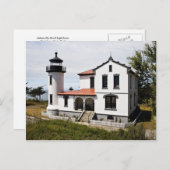 Admiralty Head vuurtoren Briefkaart (Voorkant / Achterkant)