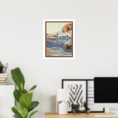 "Admiration" Art Déco Impression par Jacque Decler (Bureau à domicile)