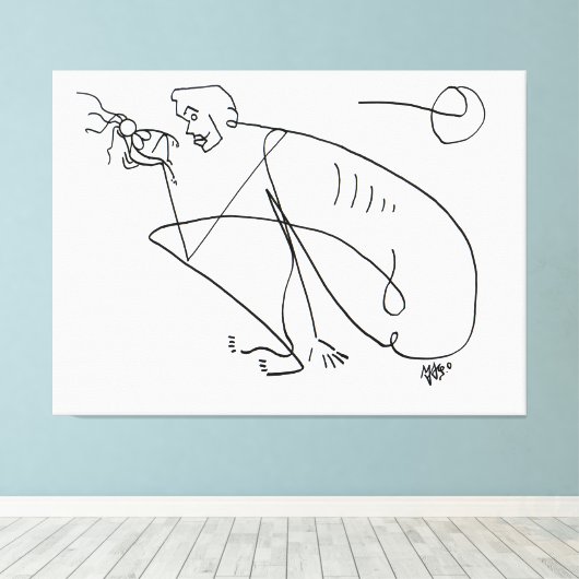 ADMIRATION CANVAS AFDRUK (Insitu (Houten vloer))