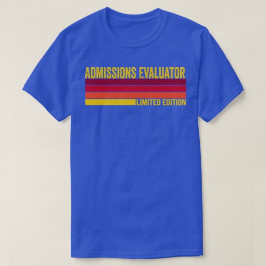 Admission Evaluator T-shirt (Design voorkant)
