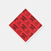 "Admit One" papieren servetten (Hoek)