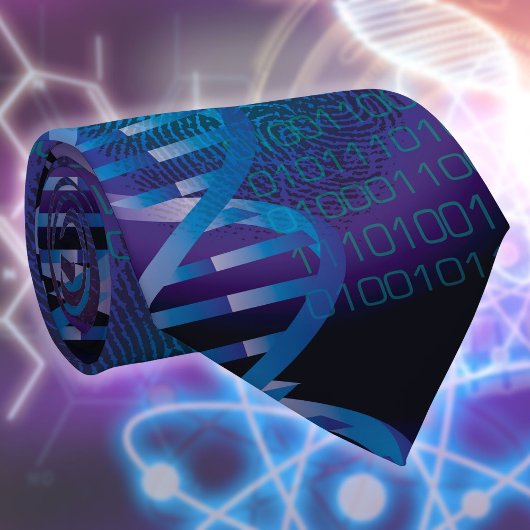 ADN moderne empreintes digitales Science Cravate b