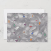 Ado Boy Rock Escalade Anniversaire Invitations (Dos)