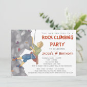 Ado Boys Rock Escalade Anniversaire Invitations (Debout devant)