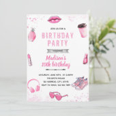 Ado entre Invitation d'anniversaire de fille (Debout devant)