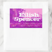 Ado fille nom sport violet rose id étiquette autoc (Sac)