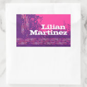 Ado fille nom sport violet rose id étiquette autoc (Sac)