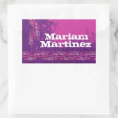 Ado fille nom sport violet rose id étiquette autoc (Sac)