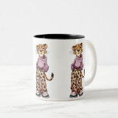 Ado fille tiger ma mug fun (Devant droit)
