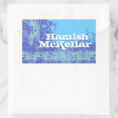 Ado garçons nom de sport bleu id étiquette autocol (Sac)