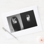 Adobe Corridor : stickers photos noir et blanc (Enveloppe)