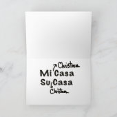 Adobe Gingerbread House met Gum Drops Kaart (Binnen)