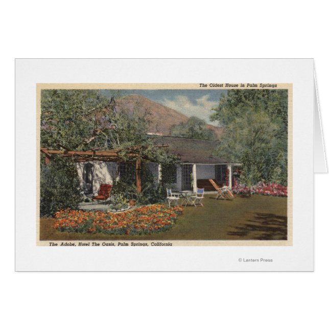 Adobe (Oudste Huis in Palm Springs) (Voorkant Horizontaal)