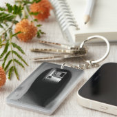 Adobe Passageway: foto zwart-wit Sleutelhanger (Voorkant Rechts)