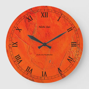 Adobe Sun Faux Finish Grote Klok