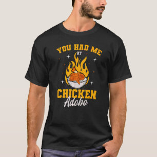 Adobo Kip Rijst Pinoy Keuken Filipijnse Vlag T-shirt