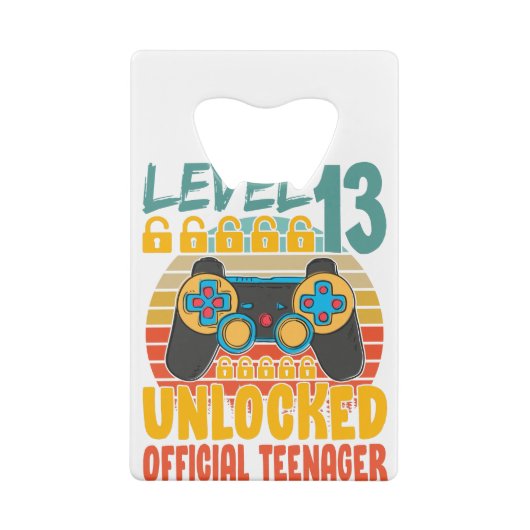 Adolescent officiel 13e anniversaire niveau 13 dév (Dos)