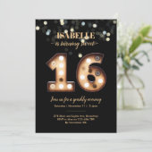 Adolescent Sweet 16e anniversaire invitation (Debout devant)