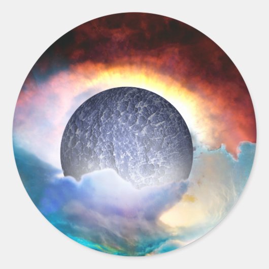 Adolescentie Ronde Sticker (Voorkant)