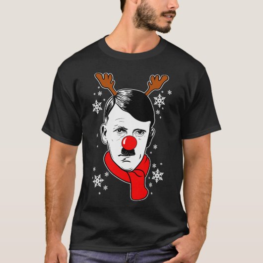 Adolf het rode rendier t-shirt (Voorkant)