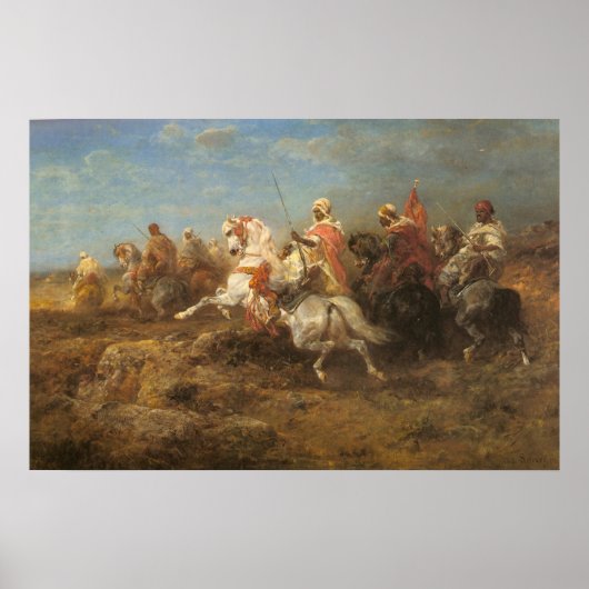 Adolf Schreyer Arabian Patrol Poster (Voorkant)